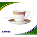 180ml porcelain coffee cup and saucer